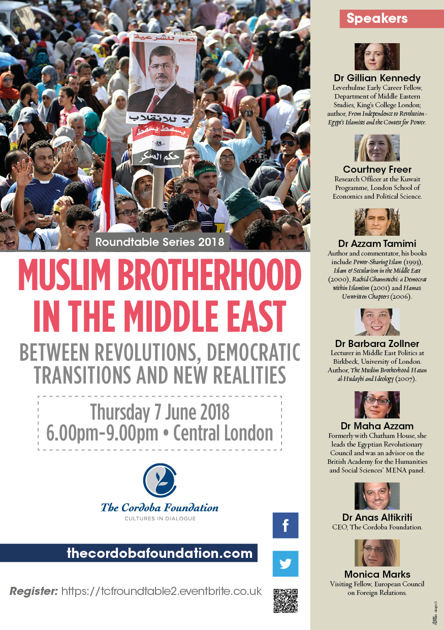 MUSLIM BROTHERHOOD IN THE MIDDLE EAST – BETWEEN REVOLUTIONS, DEMOCRATIC TRANSITIONS AND NEW REALITIES (video)