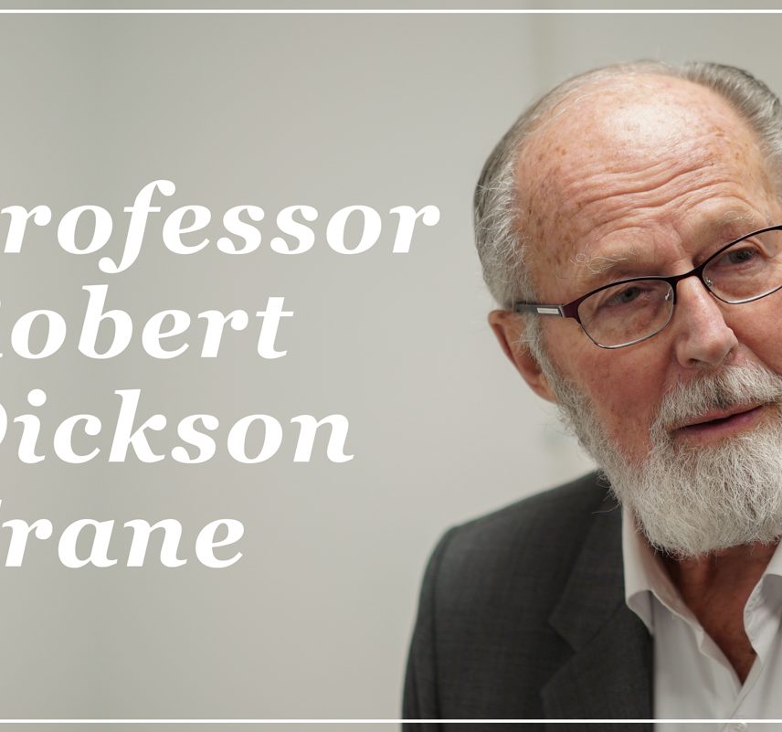 Farewell to our friend and supporter, Prof Robert Crane