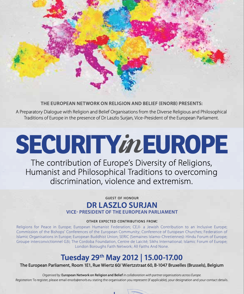 Roundtable / Reception – Security in Europe