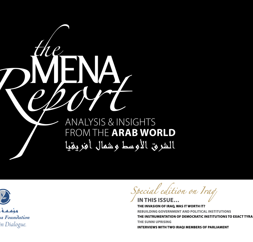 The MENA Report – Analysis and Insights from the Arab World (Vol1 Issue 3)