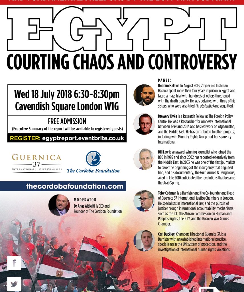 EGYPT – COURTING CHAOS AND CONTROVERSY: THE CIRCUMVENTION OF THE RULE OF LAW, HUMAN RIGHTS AND FUNDAMENTAL FREEDOMS BY THE EGYPTIAN JUDICIARY