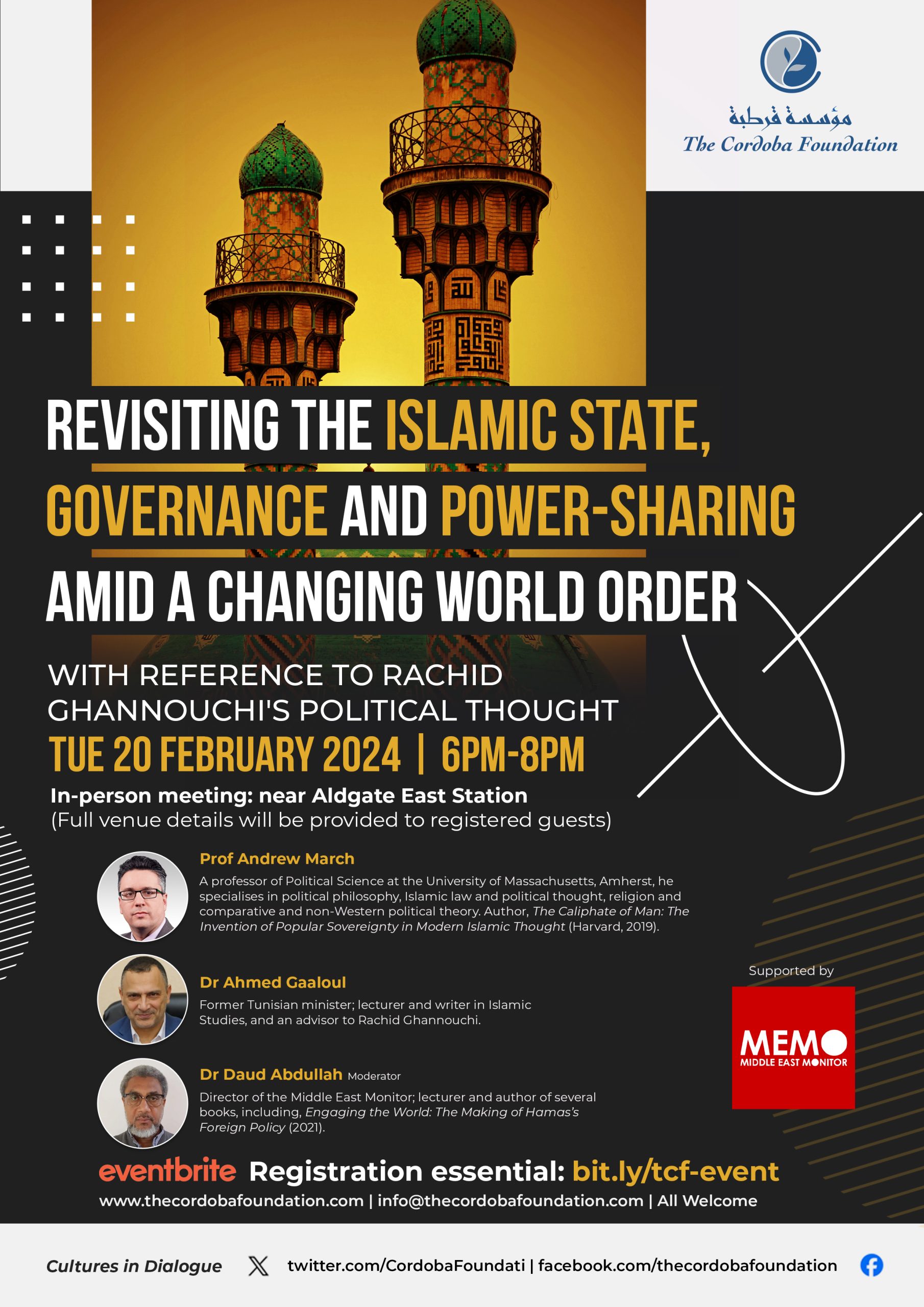 REVISITING THE ISLAMIC STATE, GOVERNANCE AND POWER-SHARING AMID A CHANGING WORLD ORDER