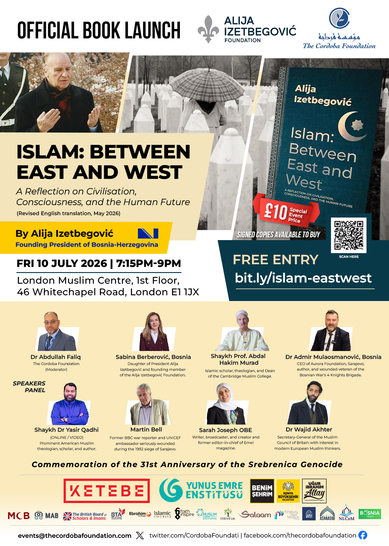 Islam: Between East and West – Book Launch