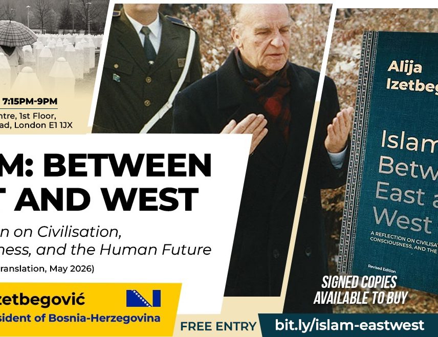 Launch of landmark Islam: Between East and West by Alija Izetbegović, marking 31 years since Srebrenica